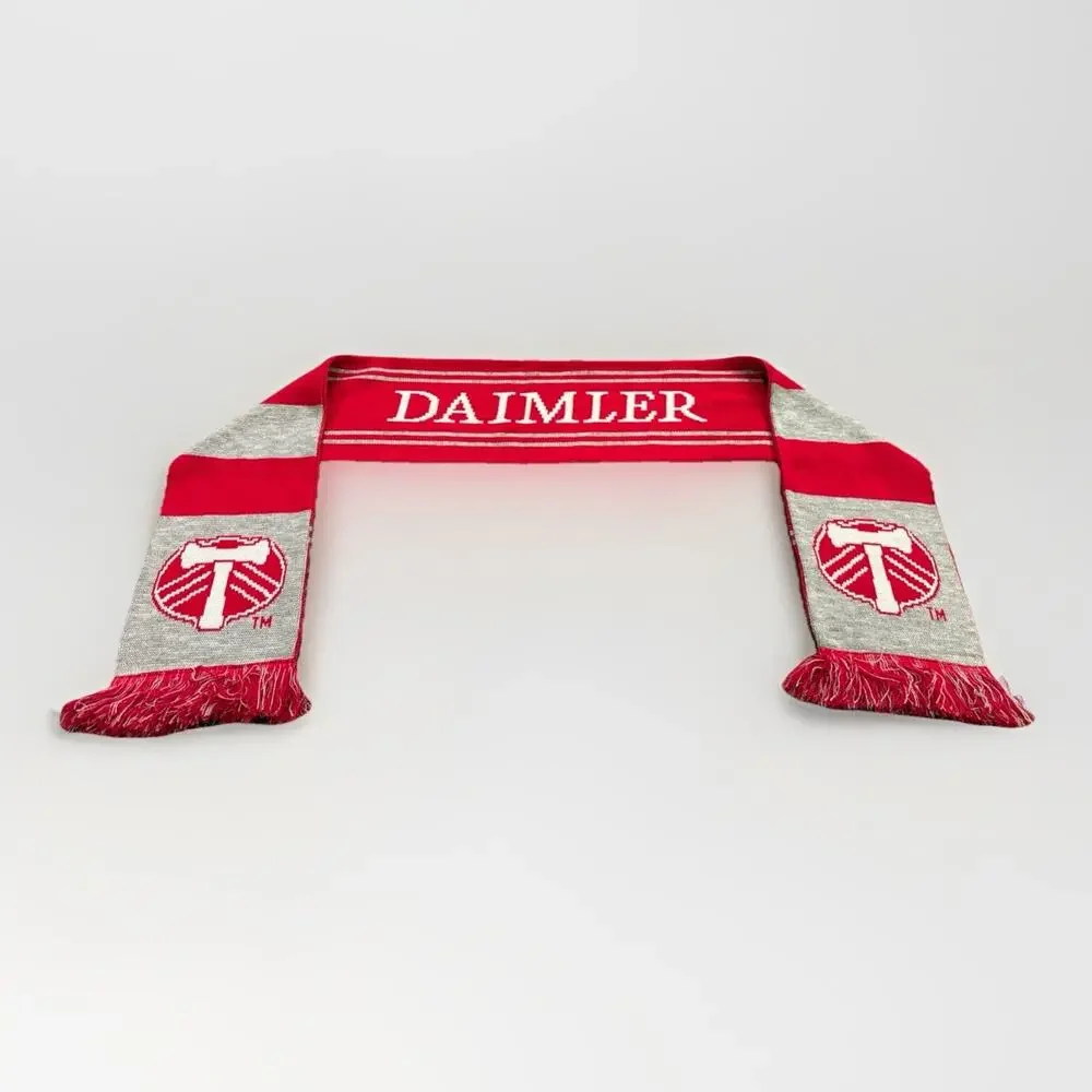 Ruffneck Unisex Red Gray Portland Timbers MLS Daimler Truck Soccer Scarf 64x7